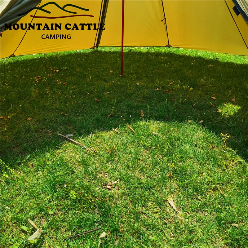 Cheap Goat Tents 5~6 Hot Tent with Fire Retardant Stove Jack for Flue Pipes, 2 Person Lightweight, Teepee Tents for Family Team Outdoor   